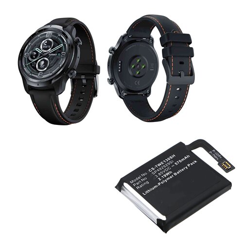 适用于Ticwatch Pro 3 SP492929SI智能手表电池