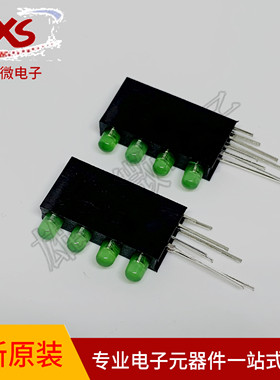 全新原装 EVERLIGHT/亿光  A1844B/4G 4位LED 组装指示灯4绿 绿色