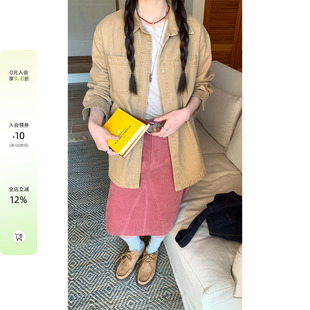 CCKOK 春夏新品韩系通勤穿 百搭洗水100%棉宽松衬衫外套女士