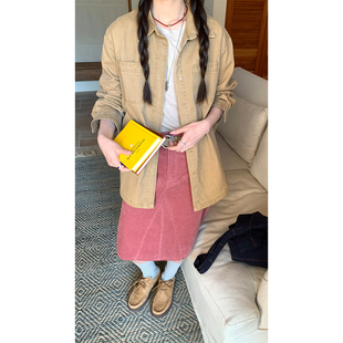 春夏韩系通勤穿 现货 CCKOK 外套女士 百搭洗水100%棉宽松衬衫