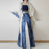 宋制对襟日常通勤宋抹国风三裥裙春夏套装 锦绣辞原创汉服 织画