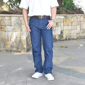 男纯棉wrangler pw中腰宽松直筒牛仔裤 14.75oz美国正品 威格47mwz