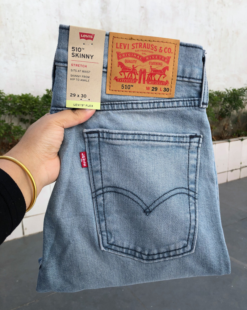 2022美国正品修身小脚牛仔裤