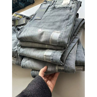 lee美国正品 中低腰201 高弹力修身 男士 5443 直筒牛仔裤 瑕疵特价