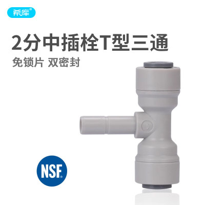 中荷快接2分正T型插杆