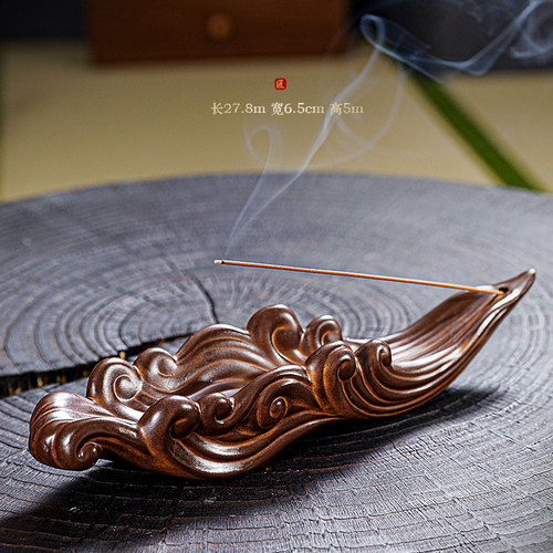 陶瓷香插相垵陶园龙舟