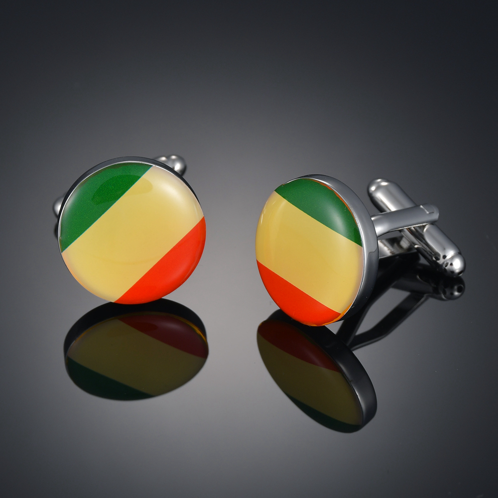 男士商务意大利国旗袖口