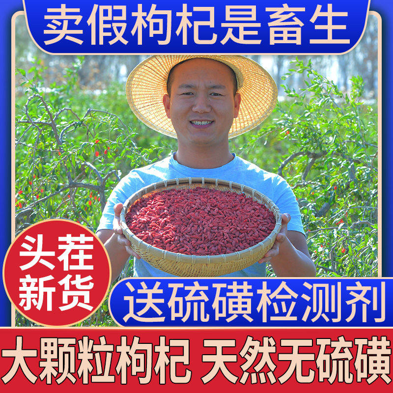 宁夏中宁枸杞特级正宗农家红枸杞子纯天然特产特优级构杞免洗500g