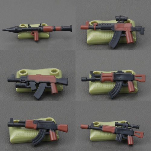 拼装玩具第三方武器特种兵木人仔