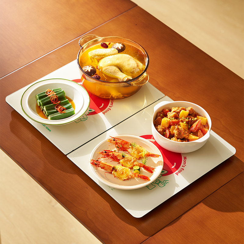 大宇2025新款折叠暖菜板饭菜保温板热菜板家用加热菜板餐桌恒温