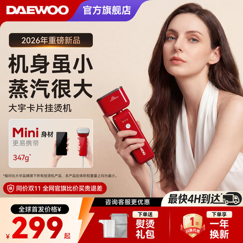 【重磅新品】大宇卡片手持挂烫机