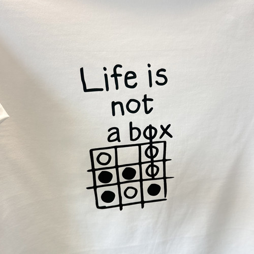 Lifeisnotabox250克纯棉T恤