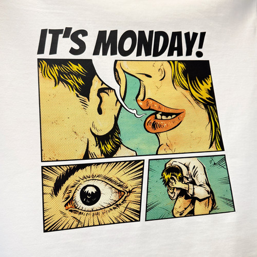 It'sMONDAY!250克纯棉T恤