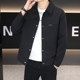 百搭修身 潮流时尚 高级感行政夹克上衣服 春秋新款 翻领西服外套男士