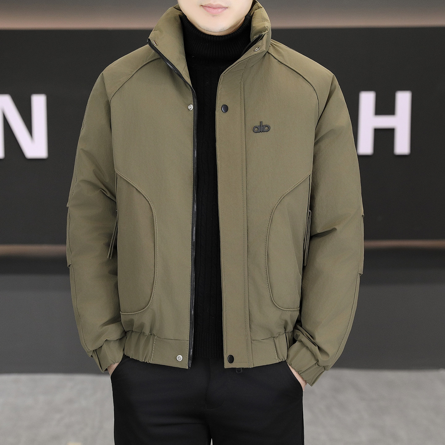 工装立领棉衣男2025加厚保暖外套冬季青年时尚潮牌防寒服保暖棉服,男装,棉衣,淘宝优惠券,粉丝福利购,淘宝优惠卷