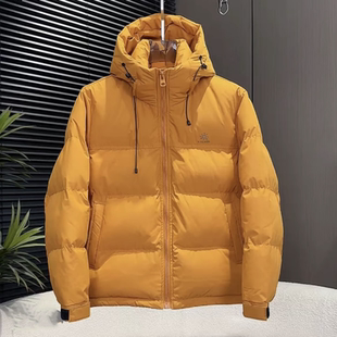 石墨烯云绒男士连帽棉衣秋冬季加厚保暖防风外套潮流帅气青年棉服