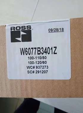 ROSS W517C79电磁阀VELAN F14-1064C-02TY，F08-1074C-02TY电磁阀