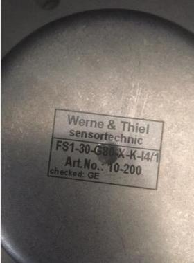 WERNE&THIEL FS1-30-G80-X-K-I4/1湿度探头R+W 618.6740.644开关