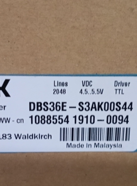 Sick DBS36E-S3AK00S44 1088554 1910-0094编码器现货