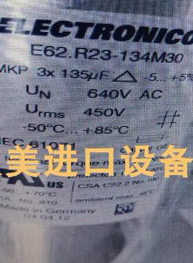 ELECTRONICON E62.L13-203G11 电容IGUSE 6.290.060.12 拖链