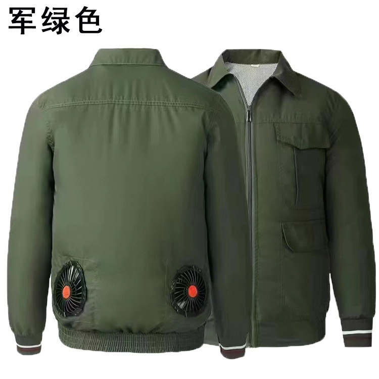 夏新大码韩版长袖迷彩军绿外套