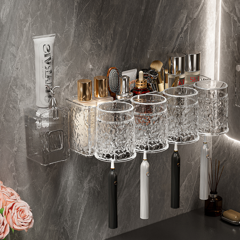 免打孔壁挂式牙刷置物架