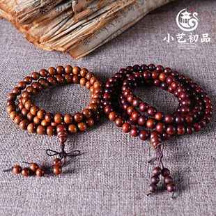 108颗 81颗道珠佛珠手串天然雷击木流珠念珠手持手串雷击枣木珠子