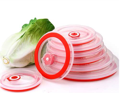 食品级保鲜盖密封碗盖圆形微波炉陶瓷碗盖家用塑料盖子