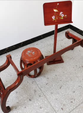 纯实木高档h型仿古中式便捷支架