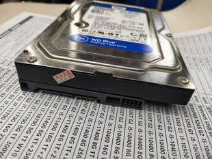 二手台式机机械硬盘西数蓝盘500G大容量串口无坏道电脑高速存储盘