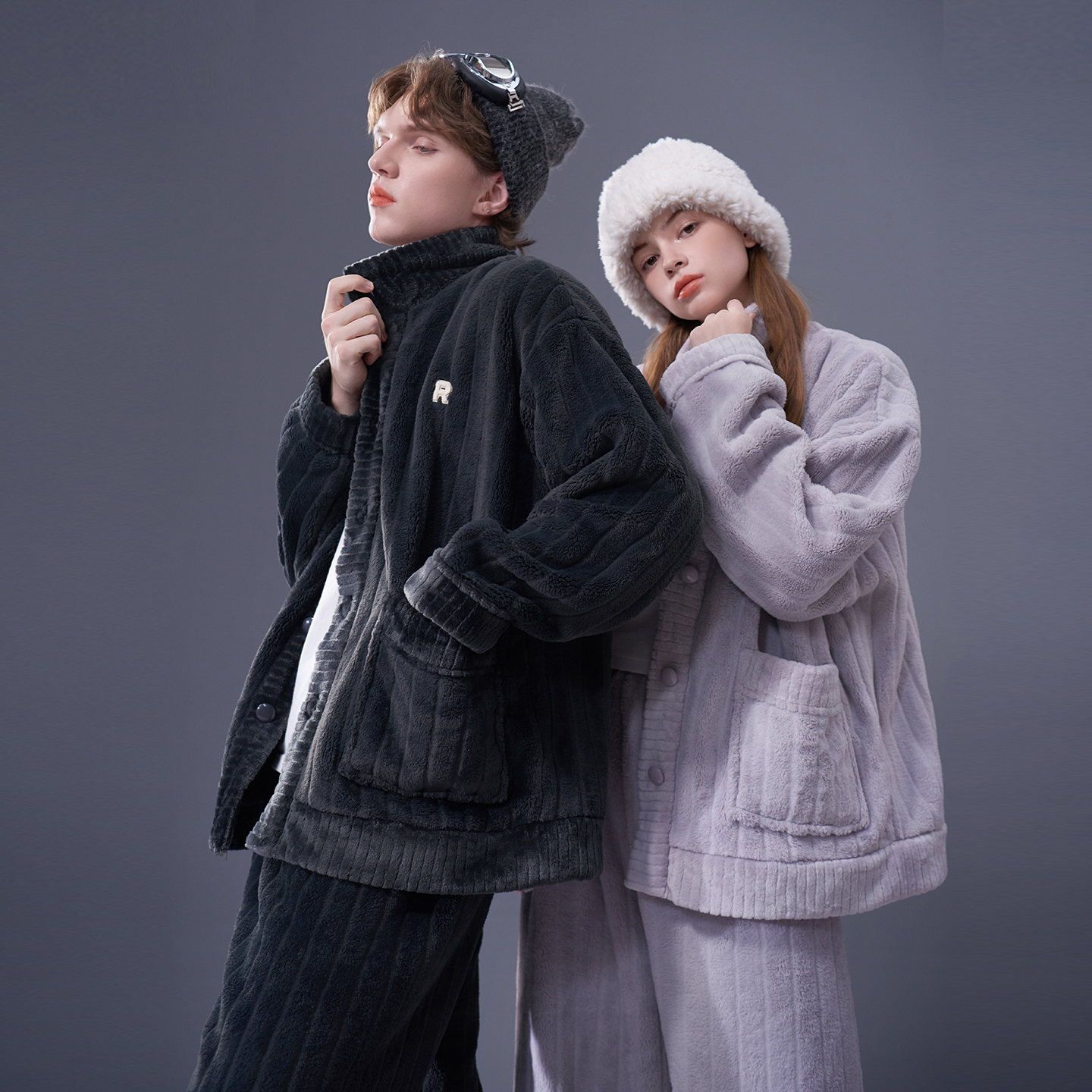 思莉太太情侣男女款可外穿家居服