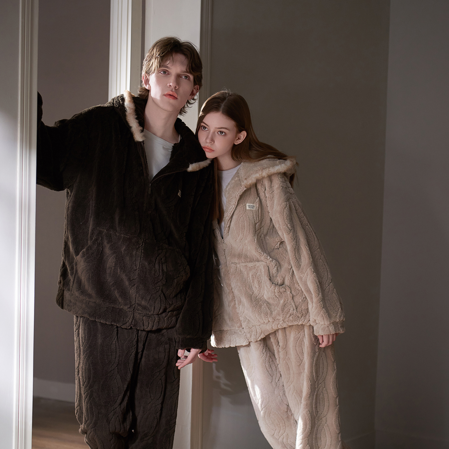 思莉太太可外穿出门男女家居服