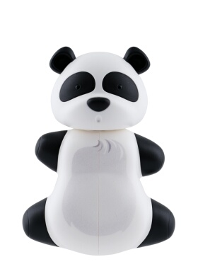 马来西亚进口Flipper正品熊猫白熊动物吸盘牙刷架 儿童刷牙 童趣