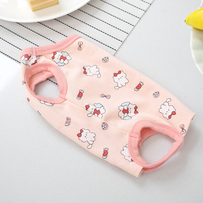 小狗衣服纯棉四脚衣包肚子护肚衣