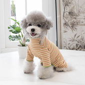 春秋款 高领四脚德容护肚衣服德绒衣服泰迪比熊宠物小狗衣服小型犬