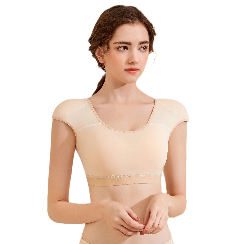 露背肩垫直角肩神器提升显瘦文胸