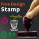 stamps stamp teacher personal custom logo name senior making