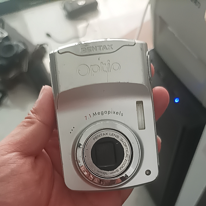 二手故障宾得Optio数码相机 710万像素 3倍光变 收藏或拆件用