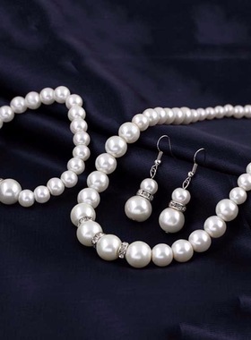 简约时尚仿珍珠项链女款妈妈