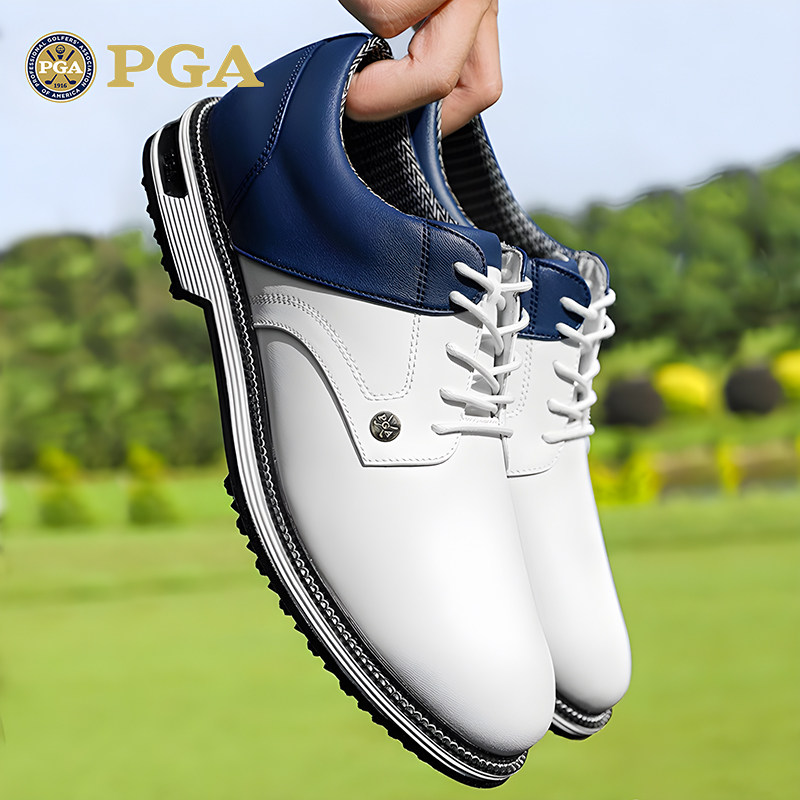 PGA高尔夫球鞋男士防水英伦风