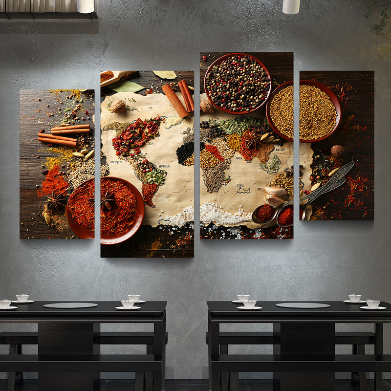 饭店装饰画中式餐厅画火锅店墙面装饰壁画面馆餐饮店海报饭厅挂画
