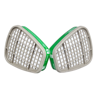 3M6004CN滤毒盒6200防毒面具过滤配件7502化工农药防氨气甲胺6001