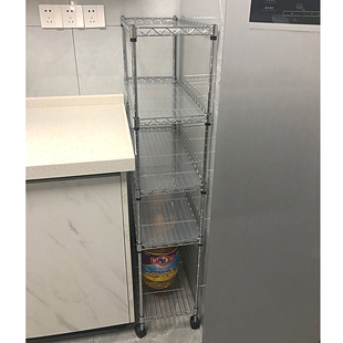 厨房置物架夹缝收纳架20/25cm分层式小窄架缝隙果蔬菜架子窄边柜