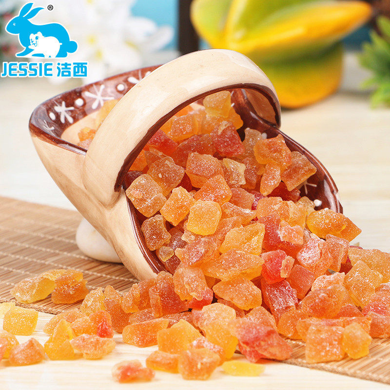 洁西龙猫天然木瓜干兔兔豚鼠木瓜粒预防兔子毛球荷兰猪零食1000克