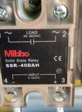 议价 Mibbo SSR-40DAH  固态继电器,还没拆下来