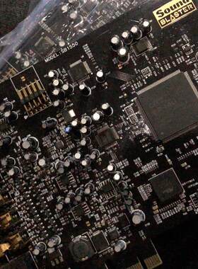议价 创新SB1550  pcie  独立声卡   拆机来的  无
