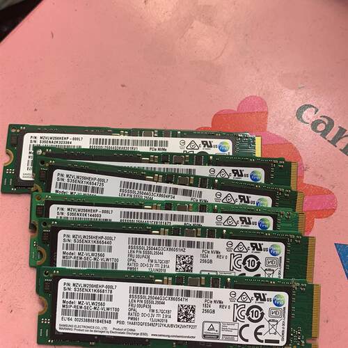 议价 PM961 256G固态硬盘 M2 2280 NVME协