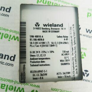 议价 Wieland德国安全继电器,D-96052