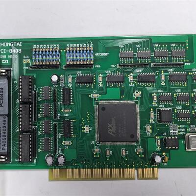 议价 现货 ZHONGTAI PCI-8408采集卡 成色新包好