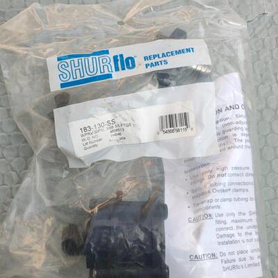 议价 美国进口全新SHURFLO水减压阀183-130-ss固定压